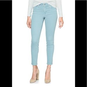 Gap womens mid rise sky blue legging denim